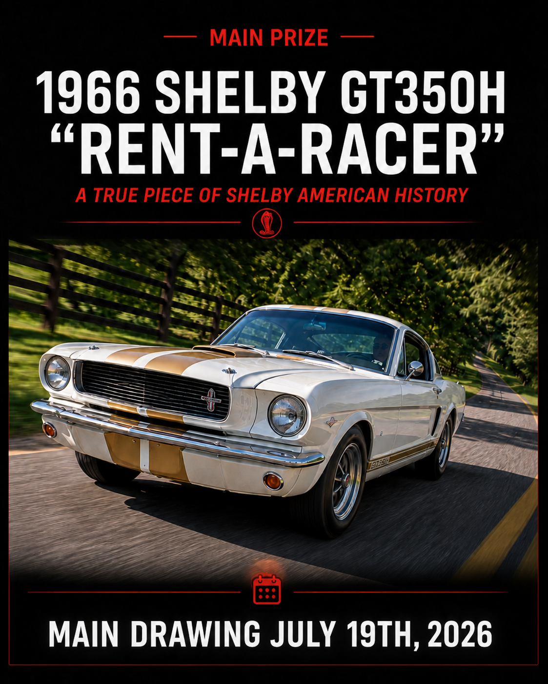 Win a 1966 Shelby GT350 | The Cobra Experience Sweepstakes | The
